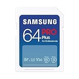 Samsung PRO Plus SDカード 64GB SDXC UHS-1 U3 最大転送速度180MB/秒 MB-SD64S-IT/EC国内正規保証品