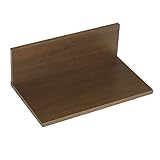 arne ウォールラック 壁掛け棚 本棚 木製 飾り棚 幅40cm 石膏ボード L字型棚 シェルフ up rack 400 ウォールナット