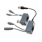 uxcell　バランの送信機　バランレシーバー　CCTV カメラ用　グレー　UTP ネットワーク用