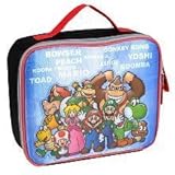Nintendo Super Mario Family Tree Insulated Lunch Tote - Black and Red [並行輸入品]