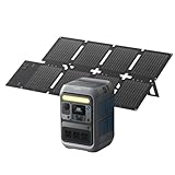 Anker Solix C300 Portable Power Station with Anker Solix PS60 Compact