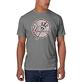 MLB新しいYork Yankees ' 47ブランドメンズScrum Basic Tシャツ、スタイル1、S、グレー