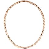 ゲルマニウム ネックレス チタン ヘマタイト 健康 肩こり解消 抗疲労 睡眠改善 血行促進 ファッション プレゼント レディース＆メンズ ピンクゴールド genhaopi