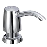 HomeIdeas 11オンスキッチンClassicsシンクソープディスペンサーABSクリアラウンドポンプボトルポンプ大容量ボトル M HOMEIDEAS HG003A