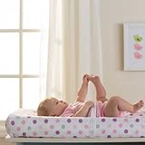 BreathableBaby Changing Pad Cover, Pink Mist Dot by BreathableBaby
