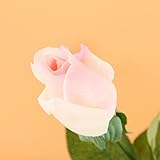 YideaHome バラ装飾まり　ロマンチック人造飾り花　かわいい模造花　絹製の造花　家居インテリア　薔薇 クリスマスプレゼント ギフト ガラス ローズ 置物 結婚式用 部屋　ホーム