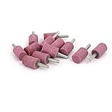 DealMux 6ミリメートルシャンク20mmx30mmシリンダーヘッドマンドレルは、研削ポイントピンク個入りをマウント