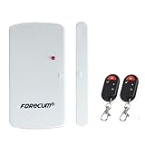 Wireless Home Anti-theft Door and Window Sensor Magnetic Burglar Security Alarm System with Two Remo