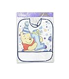 Plastic Bib Winnie the Pooh 1st Birthday Day Boy 13.25"h X 11"l by Winnie the Pooh [並行輸入品]