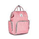 SONARINプレミアムマザーズバッグ、ベビーカーストラップ、ウェットワイプボックス、ベビーおむつ交換バックパック、おむつバッグ、旅行バックパックオーガナイザー、防水、大容量、スタイリッシュで耐久性、