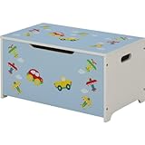 ベンチ式収納ボックス『キッズ収納ベンチ』【IT】飛行機(#9880518-94351)サイズ：幅60×奥行34×高さ31cm【ベンチ スツール 収納ボックス 収納ケース おもちゃ箱 おかたづけ 整理 子供部屋 キッズ用 子供用】