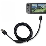[FIRME]Nintendo Switch2 用 充電ケーブル switch 有機EL スイッチ PS5 PSVR2 コントローラー 充電 Type-Ｃ スマホ スマートフォン コンパクト ケーブル プレステ ゲーム アクセサリー 軽量 ブラック 1.8m USB to Type-C