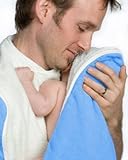 Snuggledry Apron Baby Bath Towel (Blue) by Cuddledry [並行輸入品]