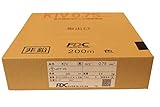 FDC(フジクラ・ダイヤケーブル) 電気機器用ビニル絶縁電線 KIV KIV 0.75SQ 黒 200m