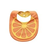 Morninggold ベビー ビブ 赤ちゃんのためのコットン制 三角 よだれかけ 無地 バンダナ型 （4枚） (X2)