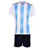 vbestlifeサッカーユニフォームジャージーとショーツセット、通気性メンズオスWorld Cup Football Jerseyポリエステルシャツショートスーツセット L