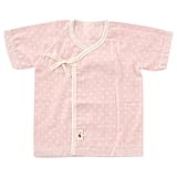 ニシキ WAFU-N8030 Wafu 日本製 Wガーゼ 新生児 短肌着 50-60cm ピンク・WAFU-N8030P