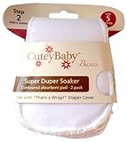 CuteyBaby 2 Pack Super Duper Soaker, Small by CuteyBaby [並行輸入品]