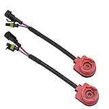 Merssavo 2ピースD2S D2R D2C D4キセノンHID電球安定器ソケット配線ケーブル変換ハーネス