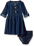U.S. Polo Assn. DRESS ベビー・ガールズ カラー: ブルー
