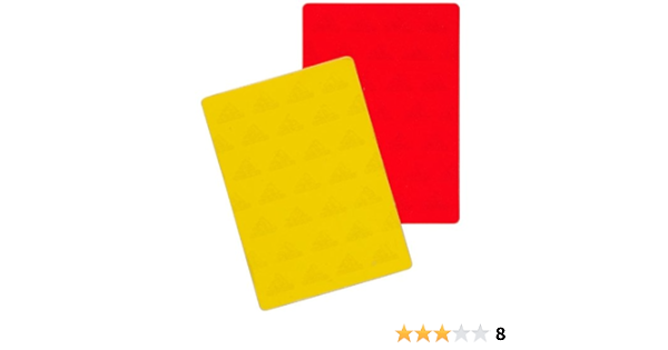 Amazon Adidas アディダス サッカー 審判 レフリーカード カレッジレッド サン Z1328 Adidas アディダス 練習用品