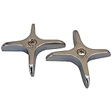 LASCO HC-61K Kohler Style Cross Handle, Chrome Plated [並行輸入品]