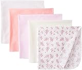 Rene Rofe Baby Baby-Girls Newborn Floral 5 Pack Receiving Blanket Set Multi Newborn [並行輸入品]