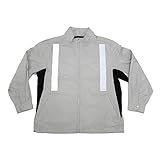 空調 薄手 空調作業服 反射 板 反射テープ リフレクター バッテリー COOLWEAR 作業着 作業服 工場 建築現場 服 服用 アイスグレー L 反射板有 FJ3874-l-greyari