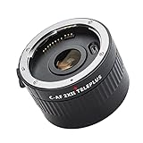 レンズ 用、Duangu 2X倍率 テレコンバーター エクステンダー オートフォーカス マウントレンズ for EOS EF レンズ for EF レンズ 5D II 7D 1200D 760D 750D デジタル一眼レフカメラ用
