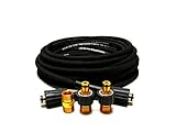 Yard Force 1109819 Universal-Fit High-Pressure Rubber Hose, 1/4" x 50' [並行輸入品]