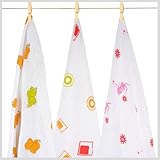 Aura Weavers Muslin Swaddle Blankets, Princess Fairytale, Large by Aura Weavers