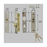 LIXIL メンテナンス 部品店舗引戸内外錠セット[ATAW910] *製品色・形状等仕様変更になる場合があります*