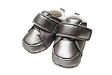 (レアペペ) Leapepe ファーストシューズ　KOBE STREET ストリート ベビーシューズ 20-0001 (12cm, SILVER(シルバー))