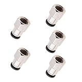 Dolity 5個パック　空気圧　プッシュ　継手キット　コネクタ　エアウォーターホース　チューブ　4サイズ選択 - DPCF8-03