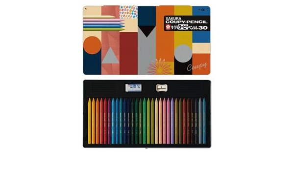 Amazon 業務用2セット サクラクレパス クーピーペンシル 30色カラーオンカラー 色鉛筆 文房具 オフィス用品