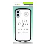 Simplism シンプリズム iPhone 16 Plus [LIGHT SHIELD] 衝撃吸収 ハイブリッドクリアケース TR-IP24L2-LD-CLBK
