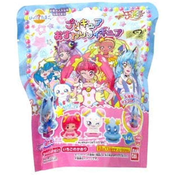 びっくらたまご スター トゥインクルプリキュア おすわりフィギュア 5個1セット マスコット入 入浴剤 バスボール ビューロ 炭酸入浴剤 通販 Amazon