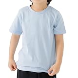 [chil2] 無地 Tシャツ 半袖 キッズ 子供服 ベビー 男の子 女の子 ユニセックス 綿 コットン 100% カットソー トップス 保育園 幼稚園 お着替え 夏服 14150581-130SX