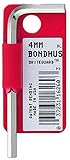 Bondhus 16260 4mm Hex Tip Key L-Wrench with BriteGuard Finish Tagged and Barcoded Short Arm [並行輸入品]