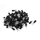 100PCS 16-14AWG絶縁された電気音叉端子ケーブルコネクタ