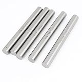 uxcell 旋盤バー　彫刻用具　HSS材質　11mm x 100mm　銀トーン　5個入り