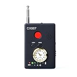 WOHOME CX007 RF Detector,Multifunctional Anti-spy Signal Bug Detector GSM Device Finder Monitor with