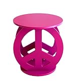 Frenchi Home Furnishing Kid's Peace Sign Table, Purple [並行輸入品]