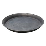 ブリキ製 植木鉢用 専用受皿 ウーノ ソーサーBR 20cm 4個入り