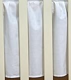 Baby Cot Valance Frilled Sheet To Fit Cot 120 x 60 cm - PLAIN WHITE by Baby Comfort