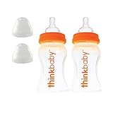 ThinkbabyベビーBottle withステージAニップル( 0 – 6ヶ月) – ツインパック – 9oz