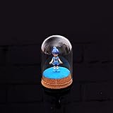 【ノーブランド品】ボトル ガラス アクセサリー コルク ウィッシングボトル DIY マイクロ 風景 植物 花 カバー 半球