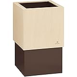 ヤマト工芸(Yamato) W CUBE ダストボックス DUSTBOX M 茶色 YK09-020Br 4L