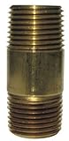 Jmfニップル3 / 4 " x 5 – 1 / 2 "レッド真鍮バルク