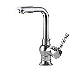 暖かい寒い家庭の蛇口を回転させたシンプルなクリエイティブ洗面器